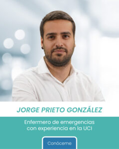 Enfermero de emergencias con experiencia en UCI del Hospital Clínico San Carlos. Docente en la Escuela Nacional de Policía y SAMUR - Protección Civil.