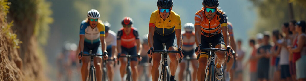 sanitarios en la vuelta ciclista